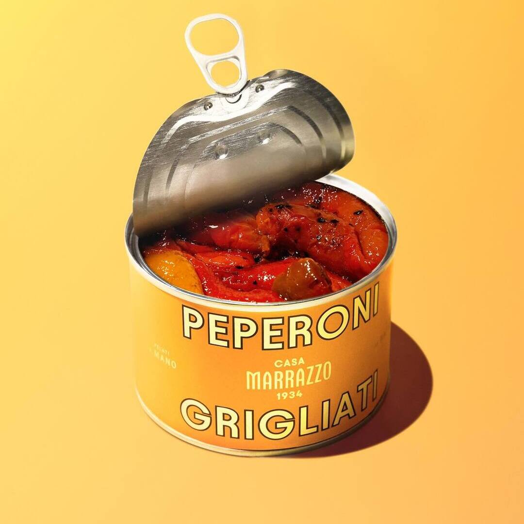 Peperoni grigliati tradizionali di casa marrazzo